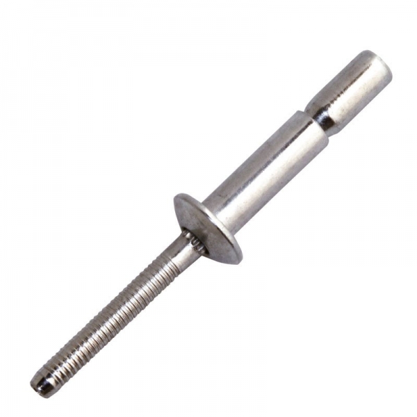 Rivet tête plate monobolt Ø6,4x14mm - boite de 500